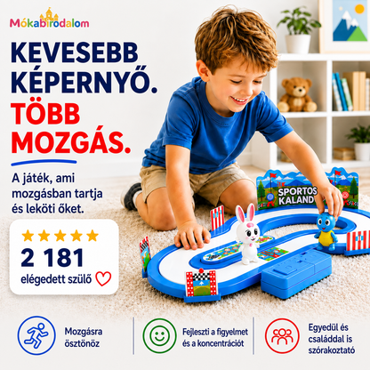 Interaktív versenyjáték gyerekeknek