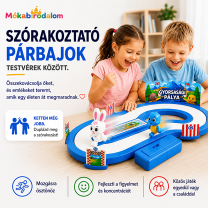 Interaktív versenyjáték gyerekeknek